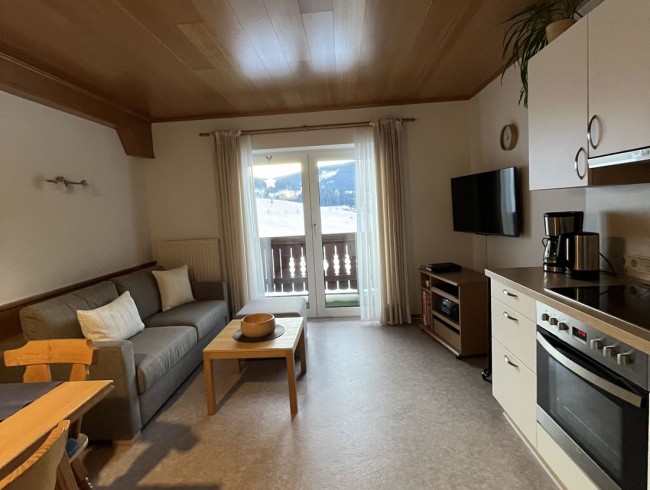 Wohnküche im Appartement Buchsteiner
